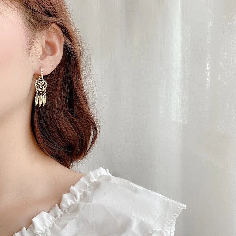 Jewelry | Dreamcatcher 14k Gold Earrings