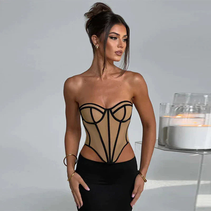 New |  Strapless Party Corset